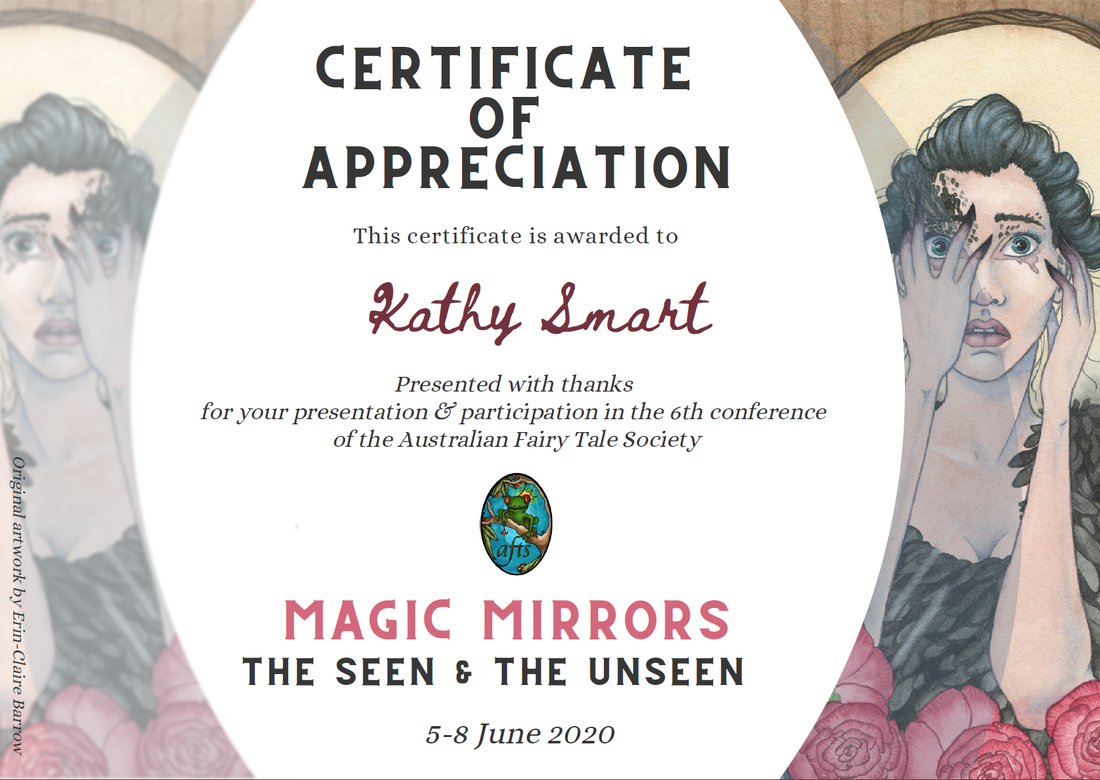 Certificate of Appreciation for Kathy