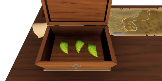 Box with chrysalids