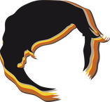 Hair colour icon is hair shape filled with 6 colours