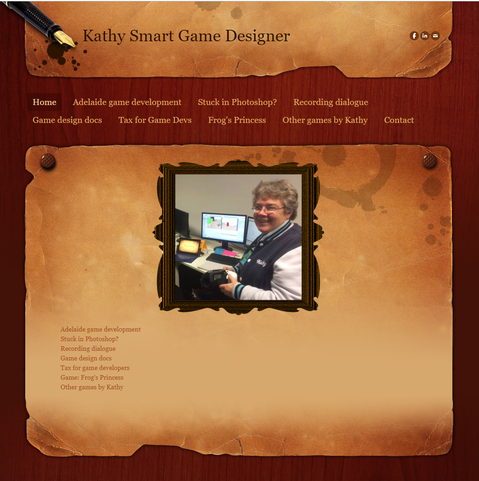 Screen shot From Kathy Smart Game Designer website