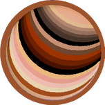 Skin tone icon is powder compact showing rainbow of 20 colours