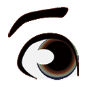 Eye colour icon is eye with 11 rings of colour