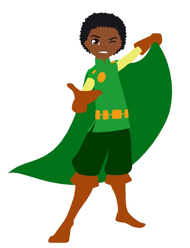 Prince Francis poses with curly black hair, bronze skin and brown eyes.