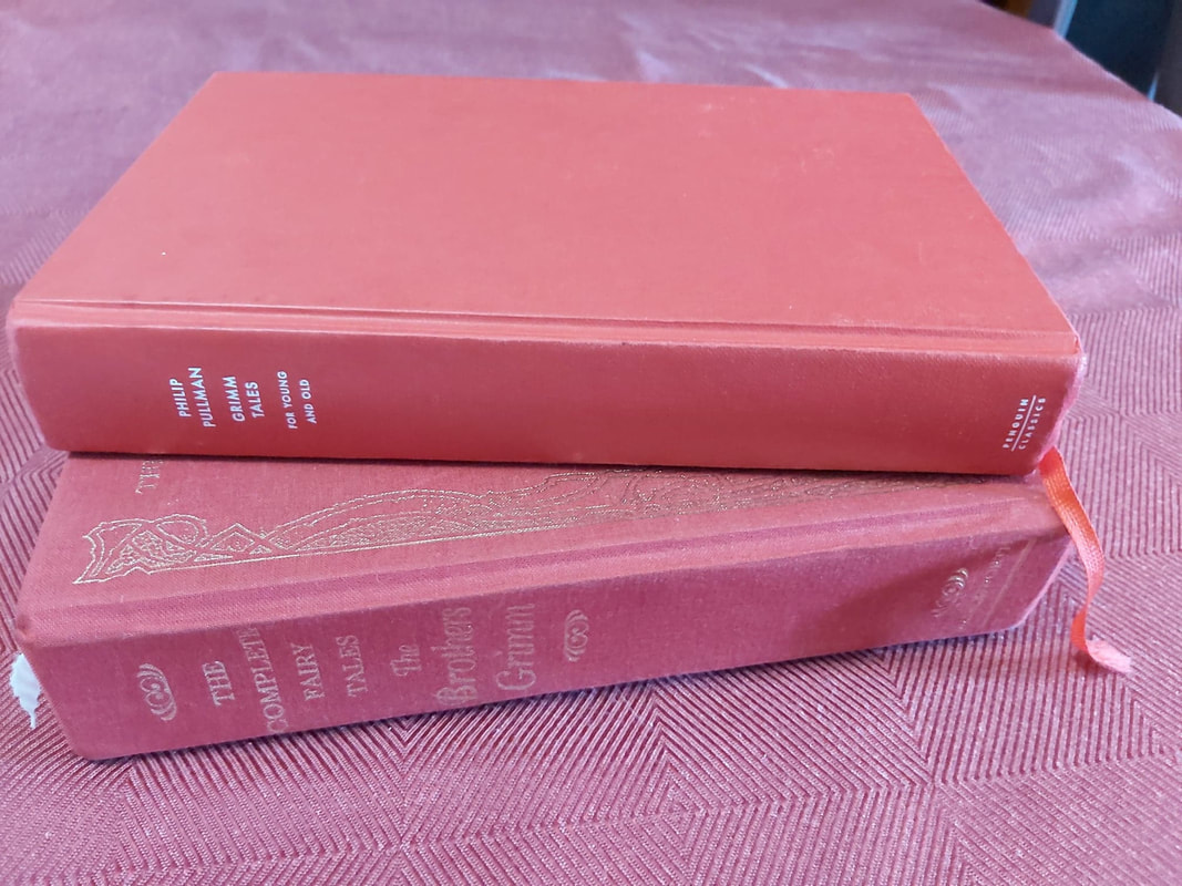 Grimm Fairy Tales in old-style English!  Books lent by Priscilla Ah Chee